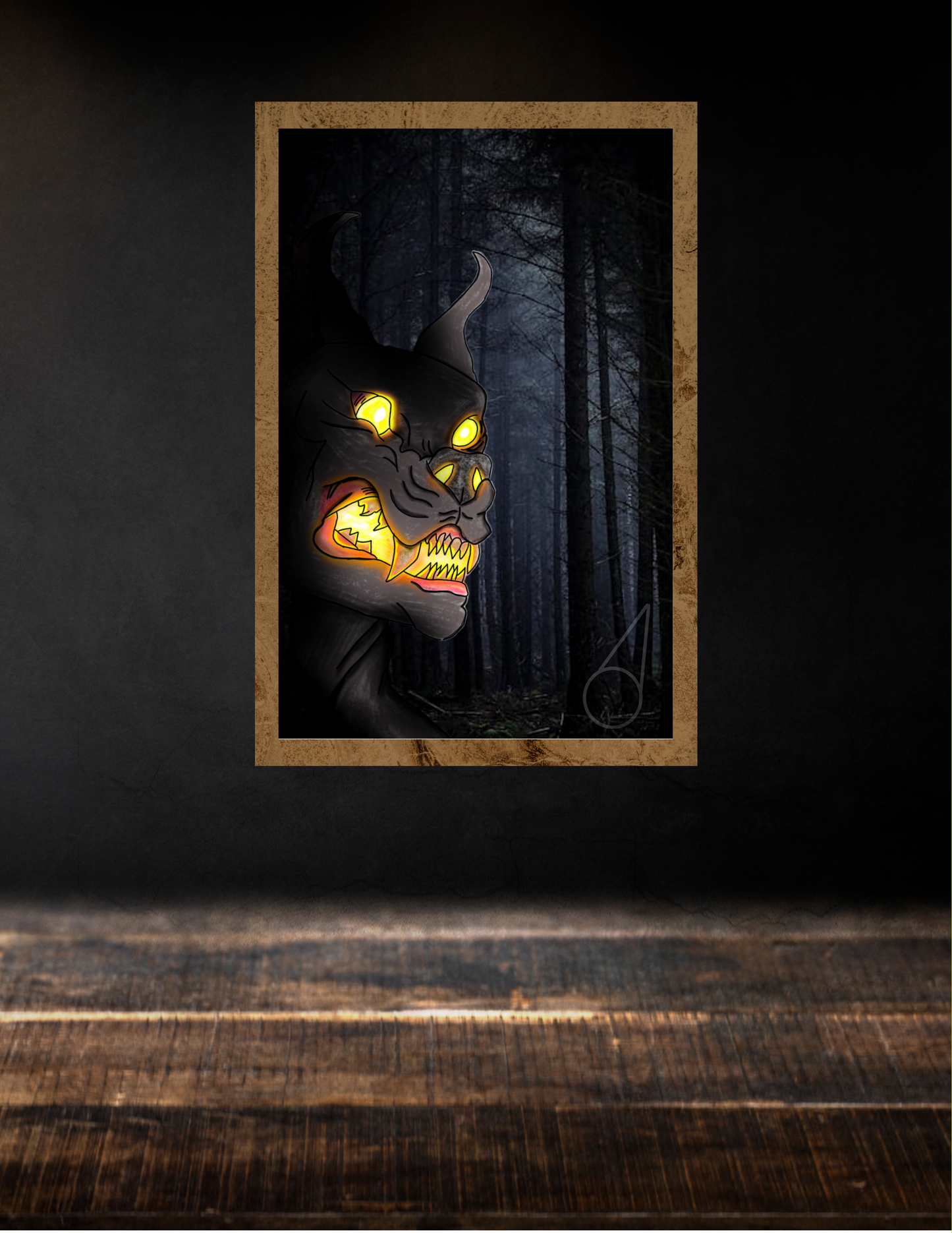 The ghost dog digtal art