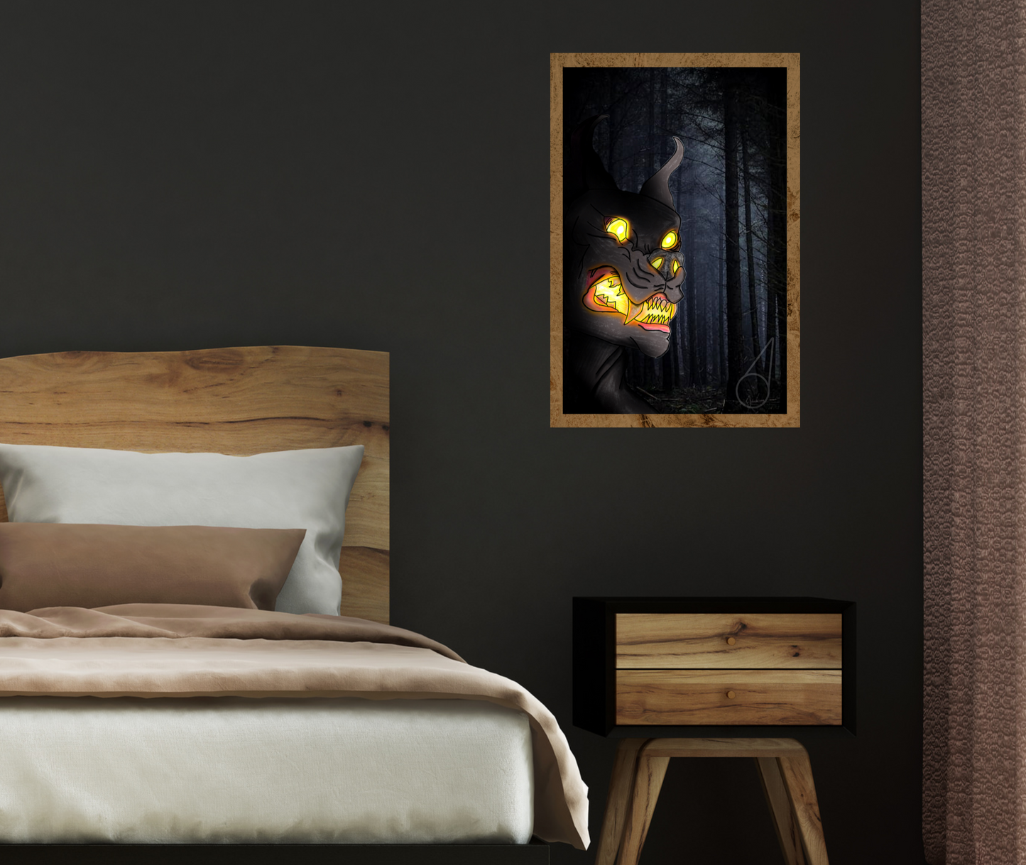 The ghost dog digtal art