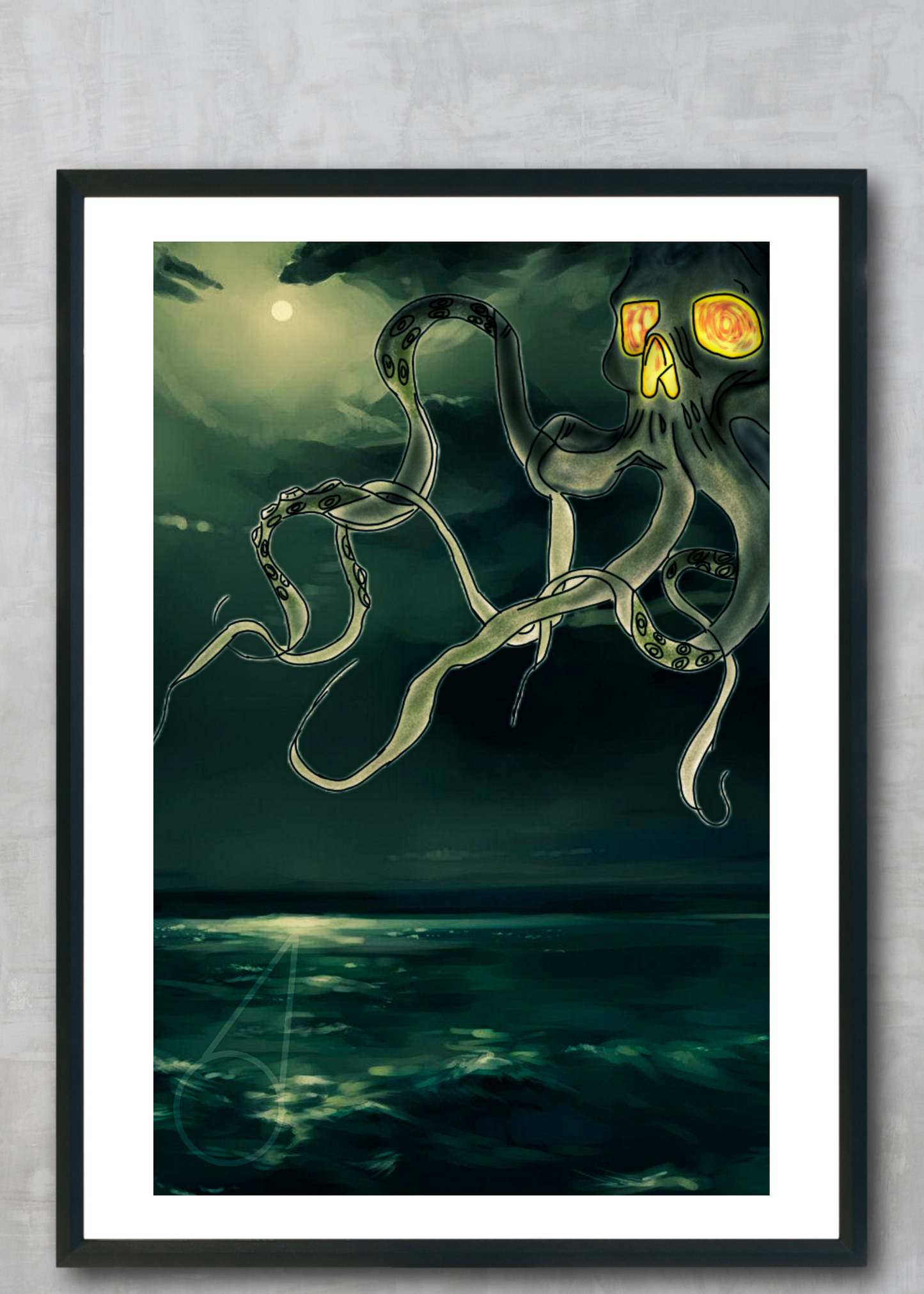Sky Kraken digital art