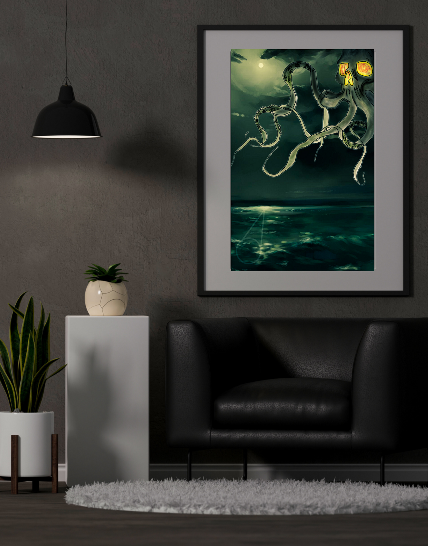 Sky Kraken digital art