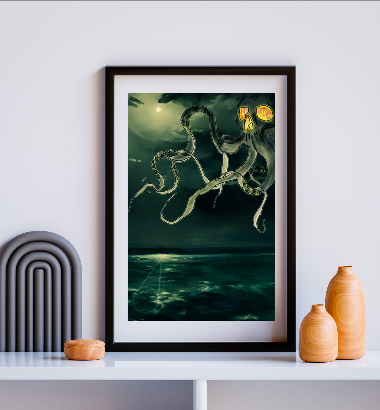 Sky Kraken digital art
