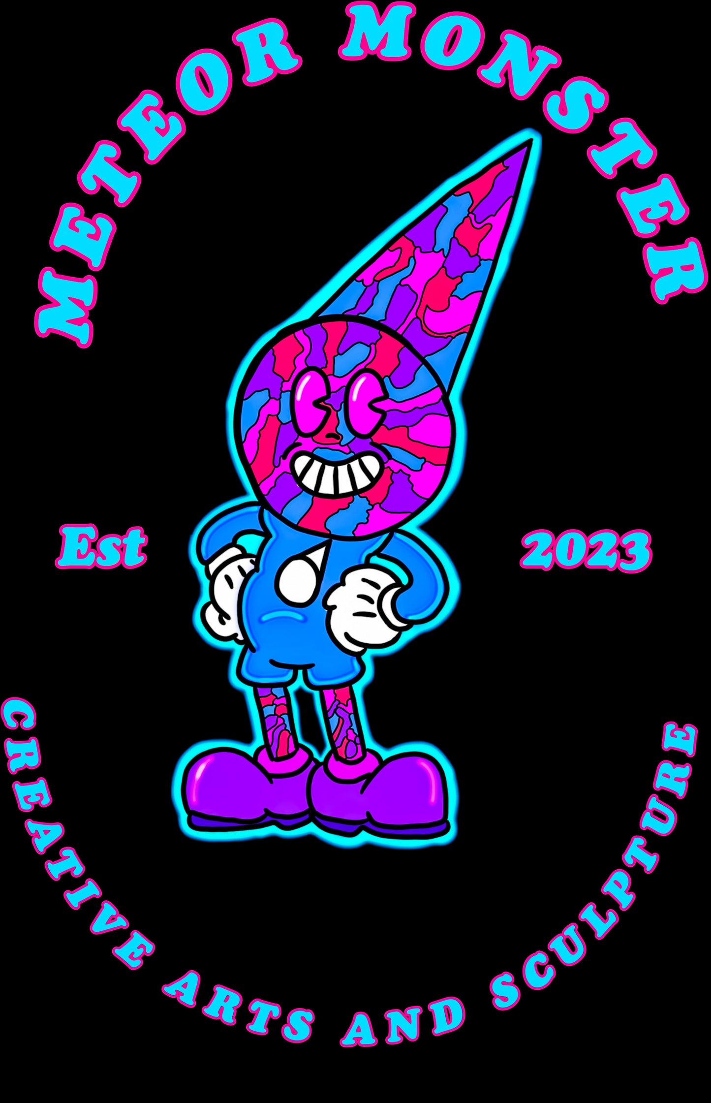 Meteor Monster Creative Arts & Sculpture Logo digital art