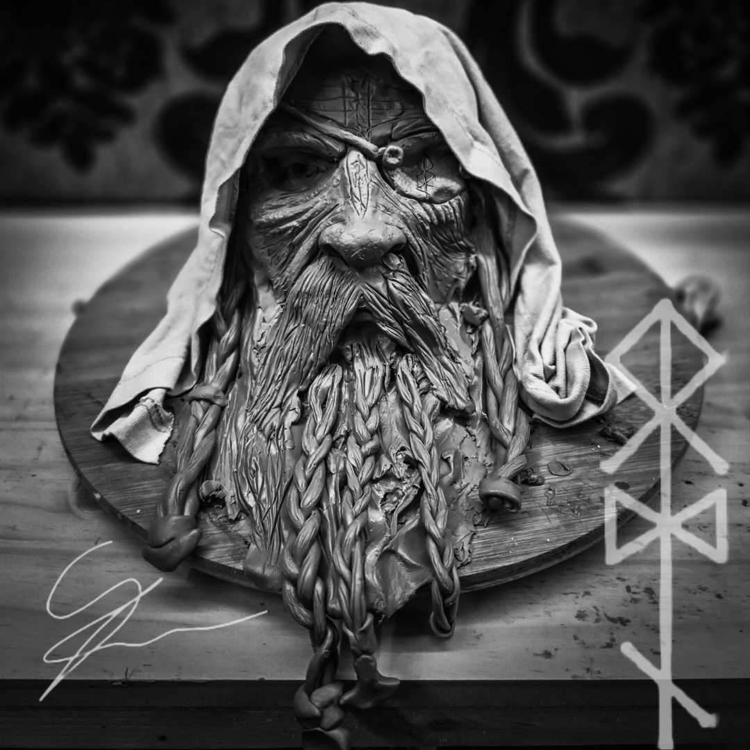 Odin all father Sculpture photo