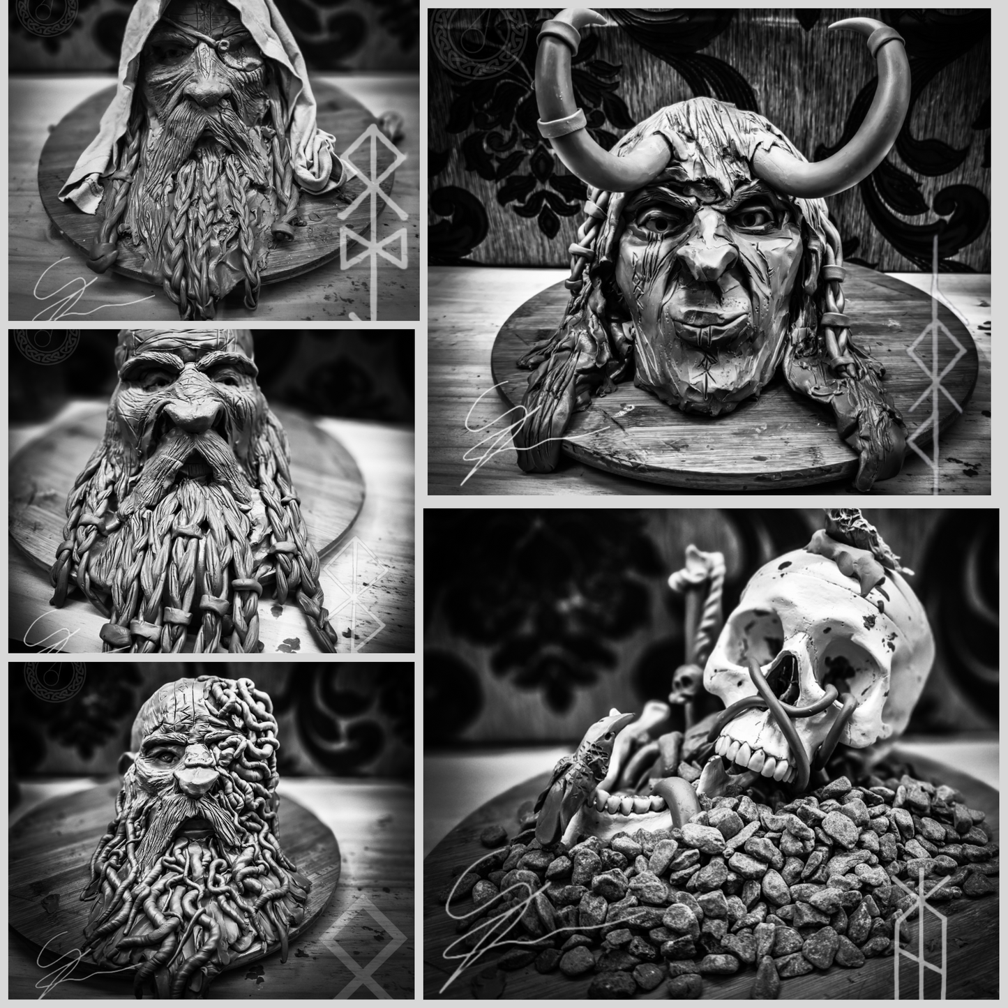 Norse mythology sculpture photo