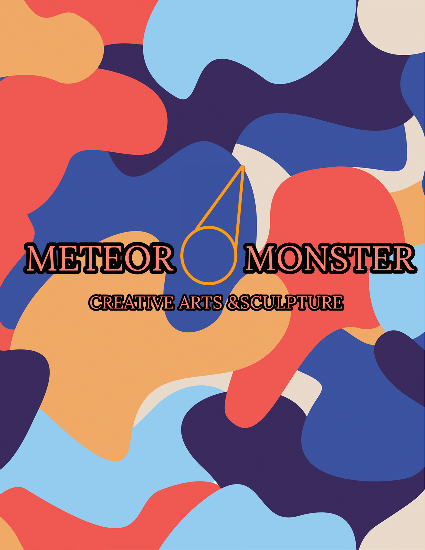 Meteor Monster Creative Arts & Sculpture Classic Logo Camo