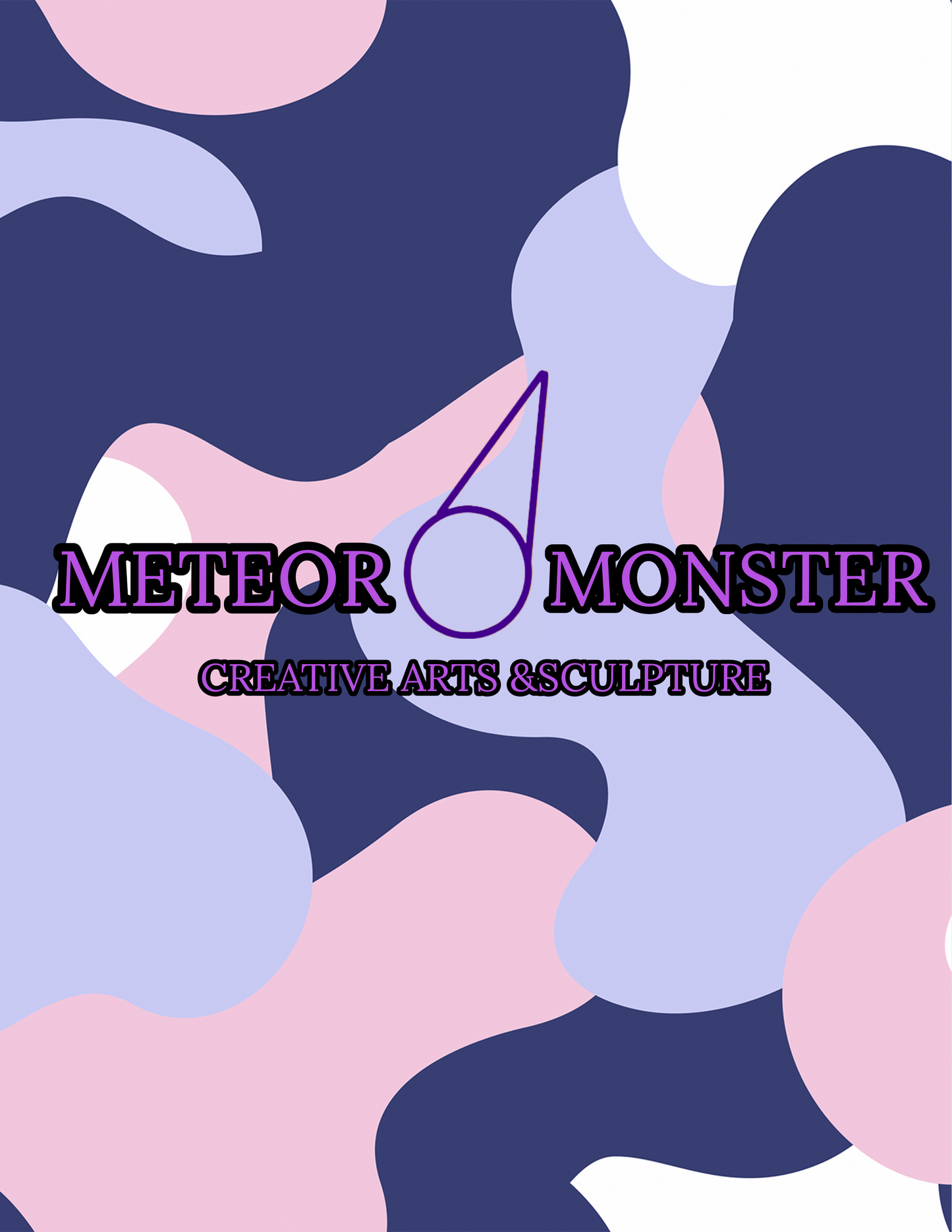 Meteor Monster Creative Arts & Sculpture Classic Logo Camo