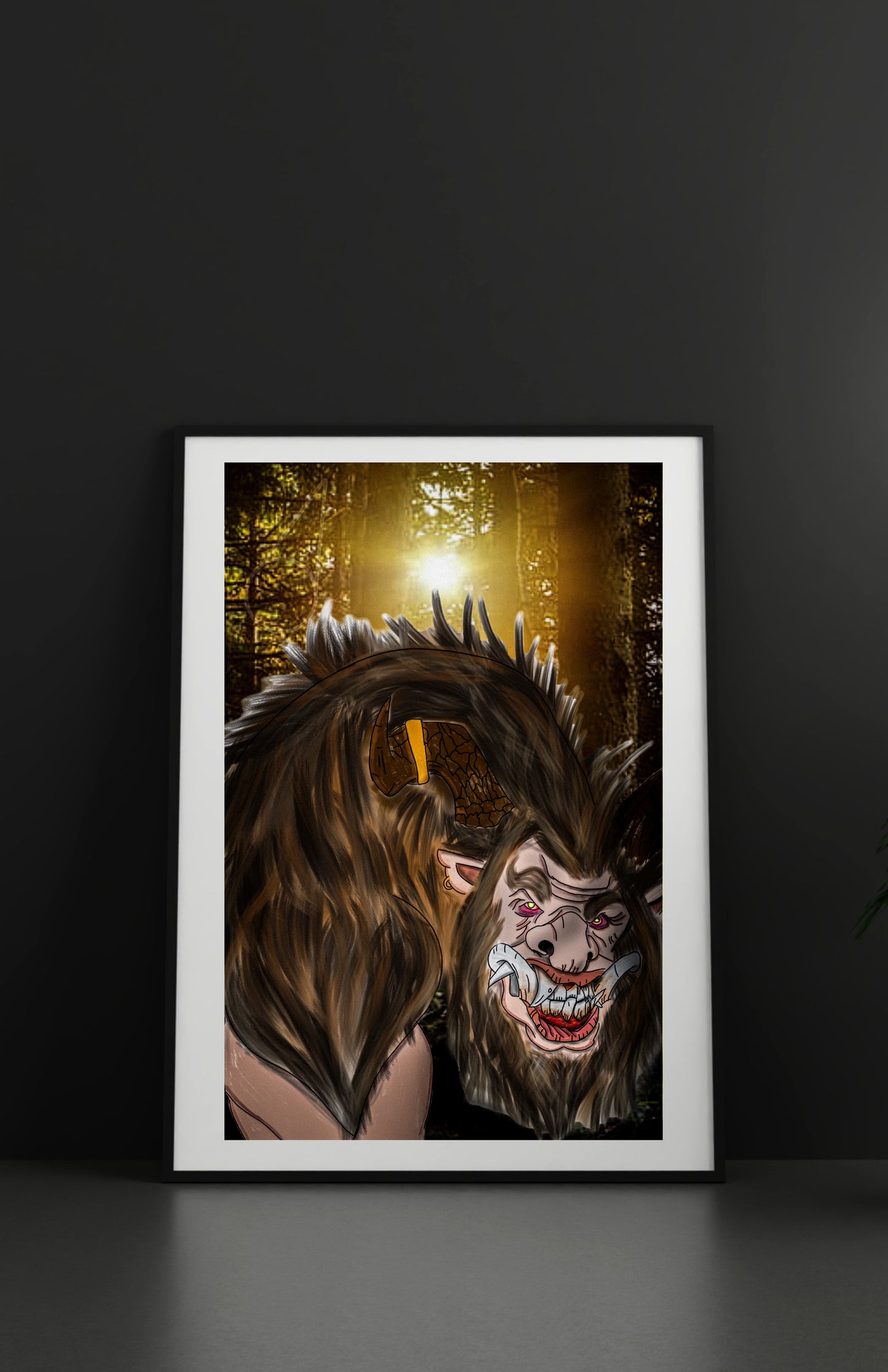 The Beast digital art