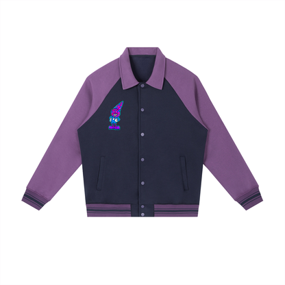 MMCAS Cody Comet premium Contrast Raglan Sleeve Baseball Jacket