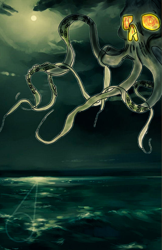 Sky Kraken digital art