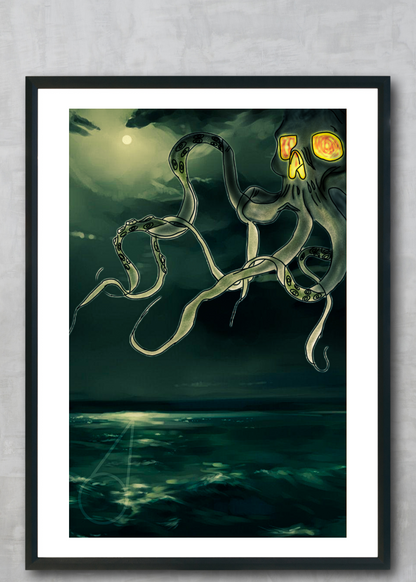 Sky Kraken digital art