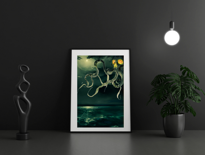 Sky Kraken digital art