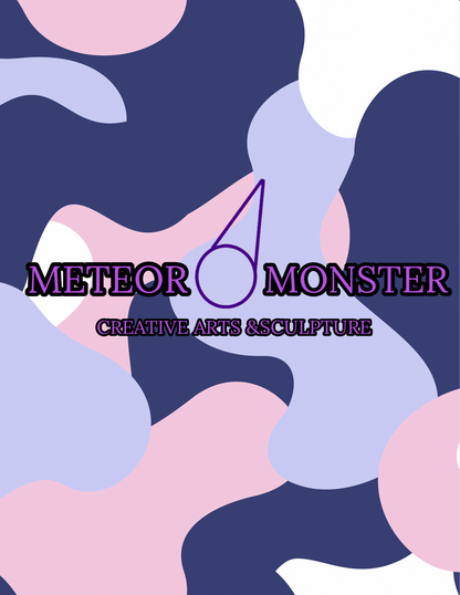 Meteor Monster Creative Arts & Sculpture Classic Logo Camo